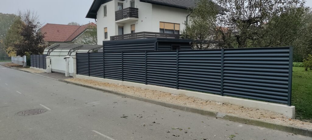 Montaža ograjnih elementov